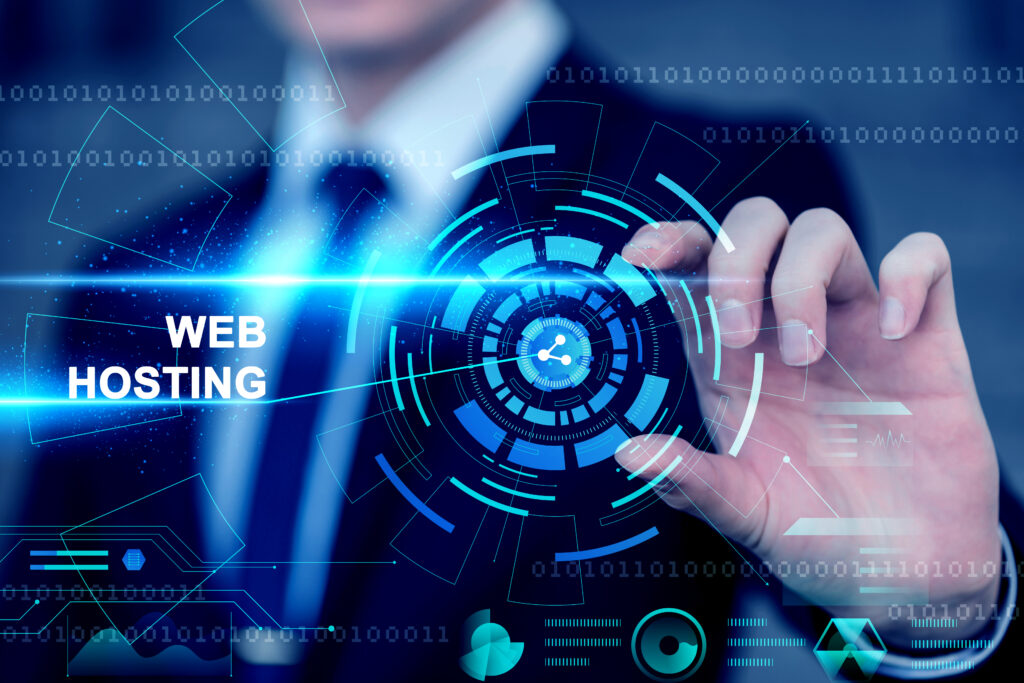 website-hosting-concept-with-futuristic-screen